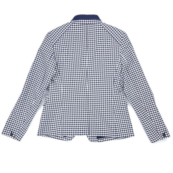 NEW Rag & Bone Archer Gingham Blazer Black White Plaid Old Money Preppy Academia - Picture 9 of 13
